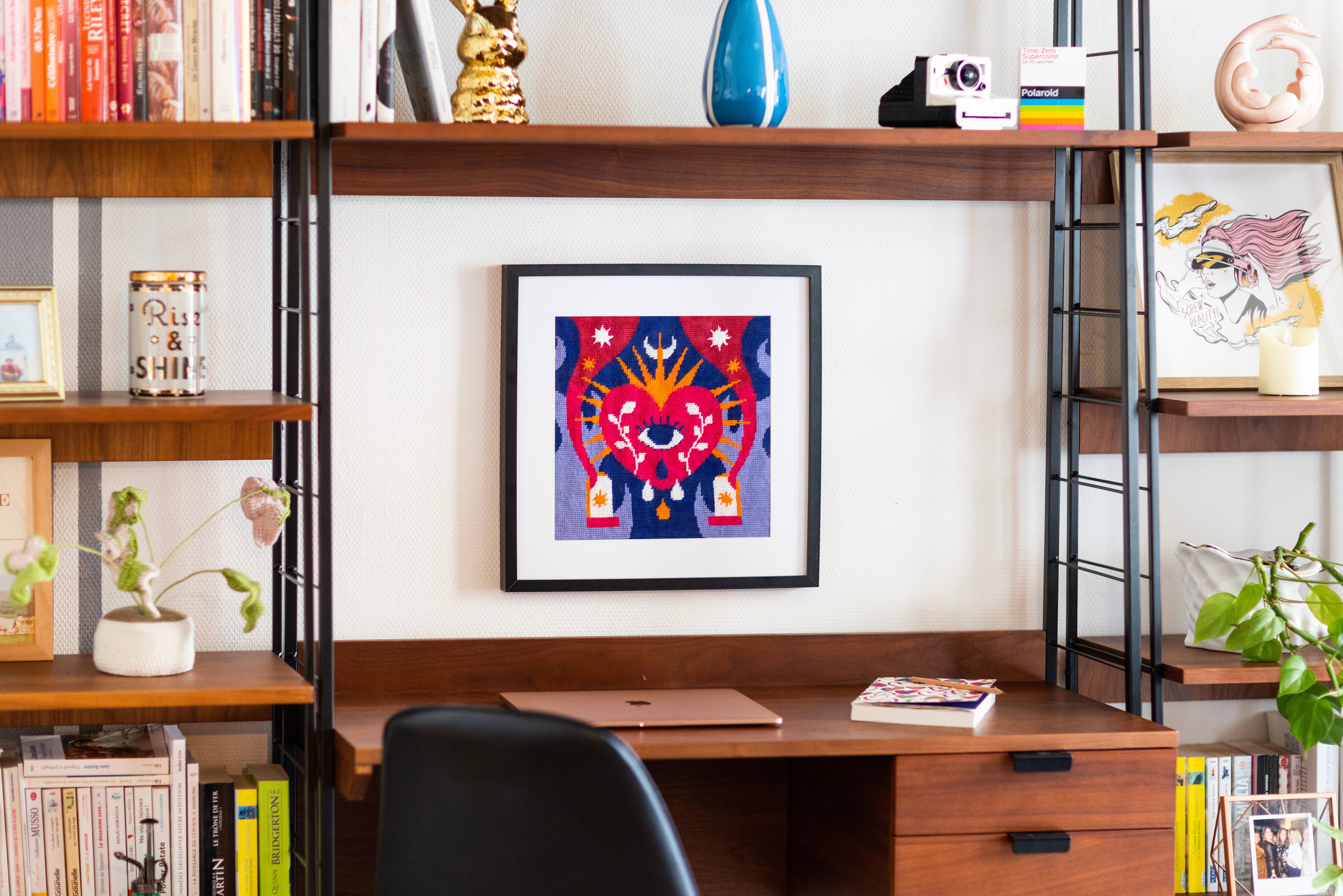 La Cour des Miracles - Wholesale Embroidery/Cross Stitch Supplies - Canvas Kit - Open Heart2