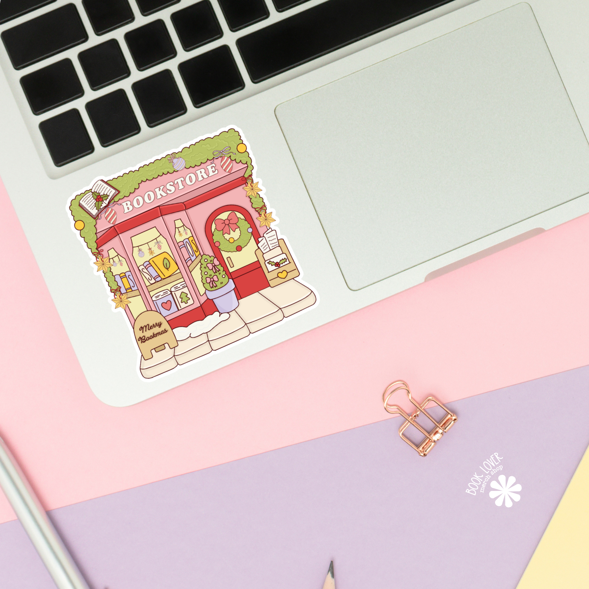 Book Lover Merch Shop - Wholesale Sticker - Christmas Bookstore Stickers / Bookish Stickers / Book Lover1