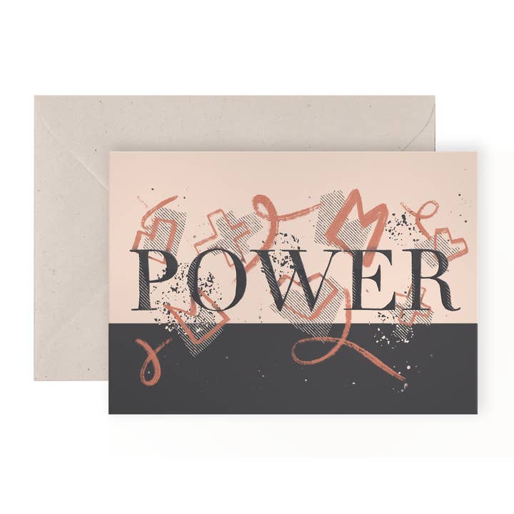 Power Card | Congratulations | New Job | Birthday Card for wholesale by I am Roxanne