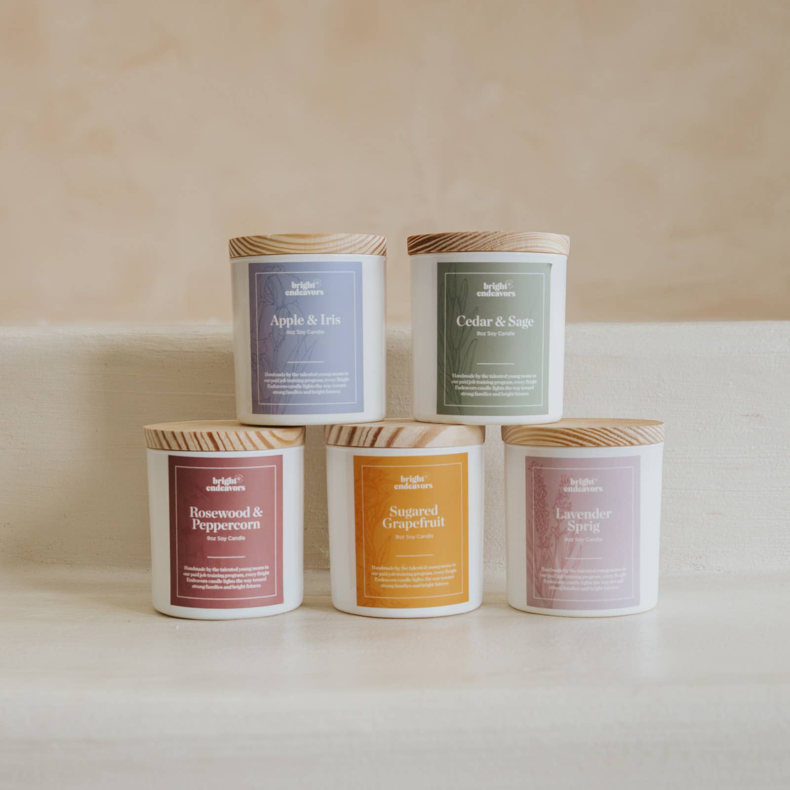 Bright Endeavors - Wholesale Jar/Filled Candle - Sugared Grapefruit1