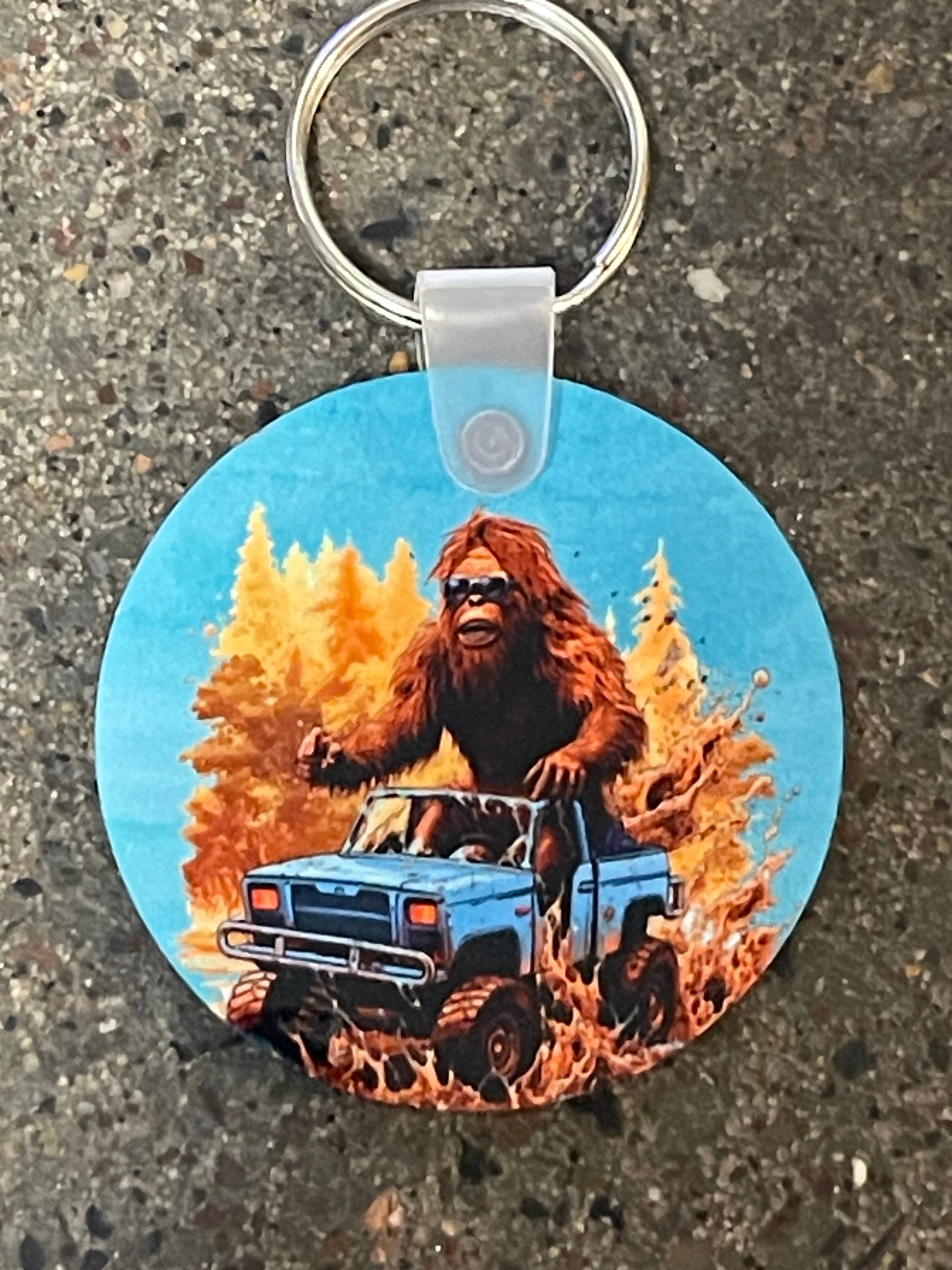 Squatchin’ Country – wholesale Keychain – Unisex – Squatchin' Country Colorful Bigfoot keychains7