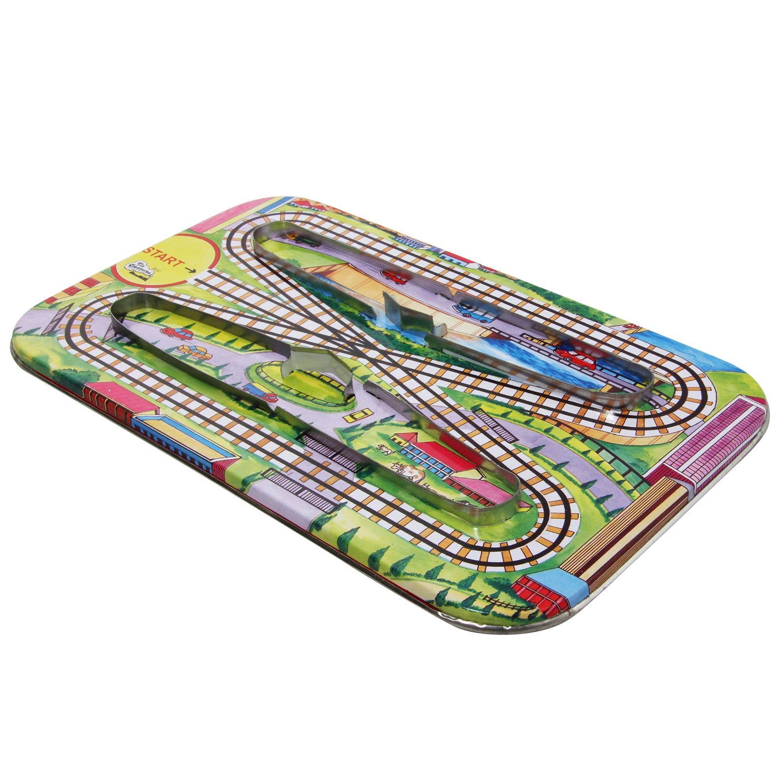 Tribal Trade GmbH - Wholesale Toy Set - Kids - Modern Train Tin Toy Play Without Tin Cars0