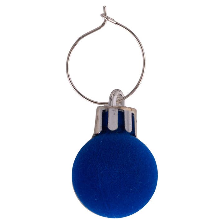 VdE Tivoli 1996 - Wholesale Ornament Set - XMAS SET 6 CHARMS WINE GLASS MARKERS VELVET3