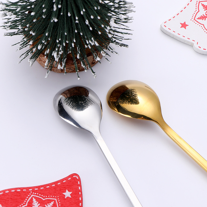 Sostraw & SmartThings - Wholesale Table Spoon (Cutlery) - Set of 6 Christmas Spoons or Forks - Silver or Gold7