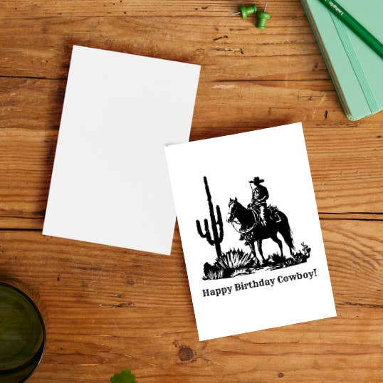 Party Collective - Wholesale Birthday Card - Happy Birthday Cowboy Card3