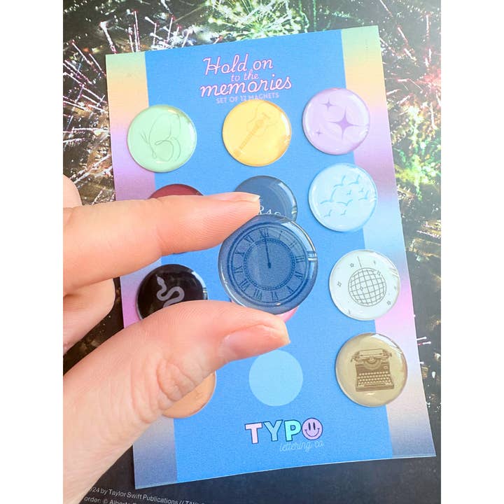 Typo Lettering Co - Wholesale Magnet - Eras magnet set|set of 12 magnet| TS magnet set|Era|TS merch11