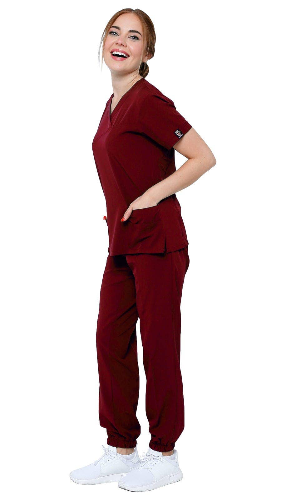 Dress A Med – wholesale Healthcare uniform – Women's – Women's 4-Way Extreme Stretch Jogger Scrubs - Style ST100-JR1
