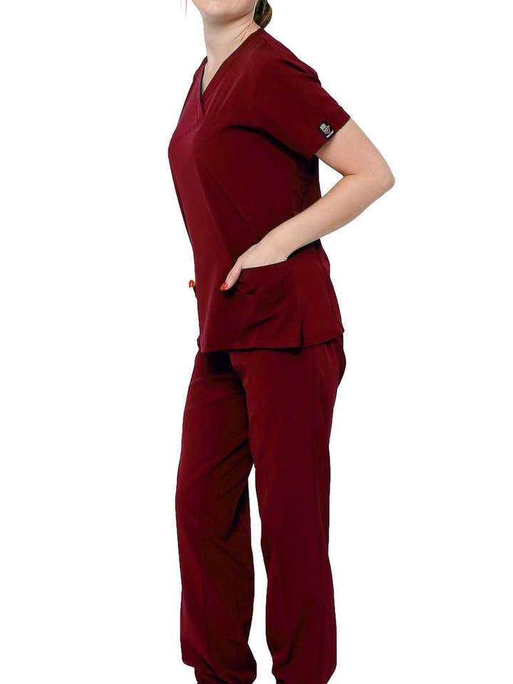 Dress A Med – wholesale Healthcare uniform – Women's – Women's 4-Way Extreme Stretch Jogger Scrubs - Style ST100-JR1