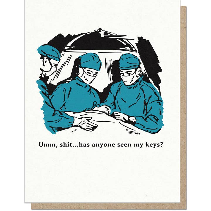 Bad Doctors Card for wholesale by Guttersnipe Press Greetings