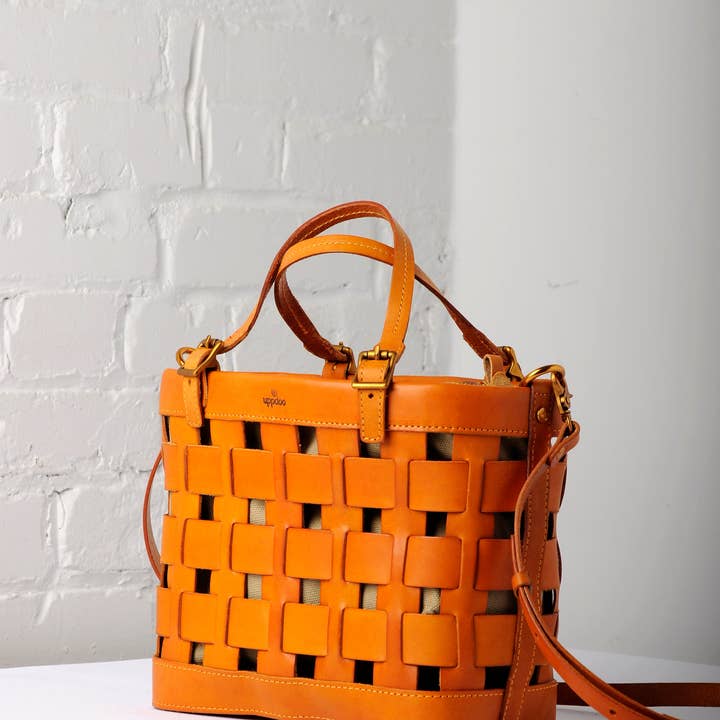 UPPDOO – Großhandel Tragetasche – Damen – Venture Basket Tragetasche, Aprikose3