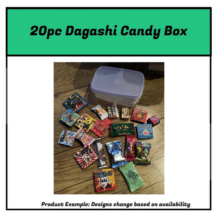 Kantan Living Ltd – wholesale Boiled sweets – 20pc Traditional Japan Mini Dagashi Snack Box1