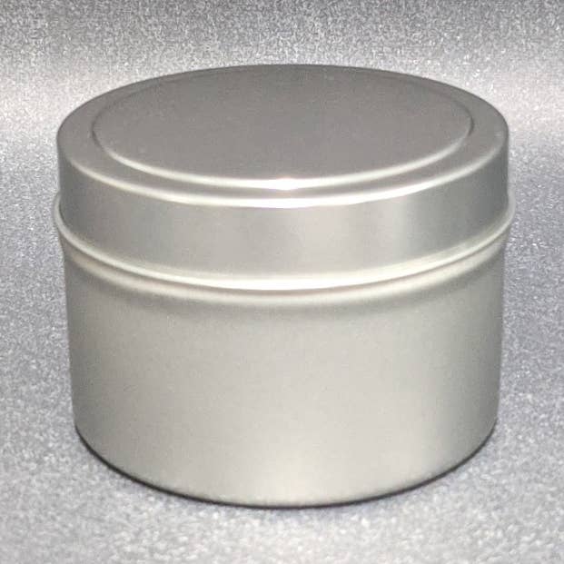 Unplug Soy Candles - Vente Bougies de voyage - Bougie de soja en étain de voyage en argent de 4 oz de marque privée0