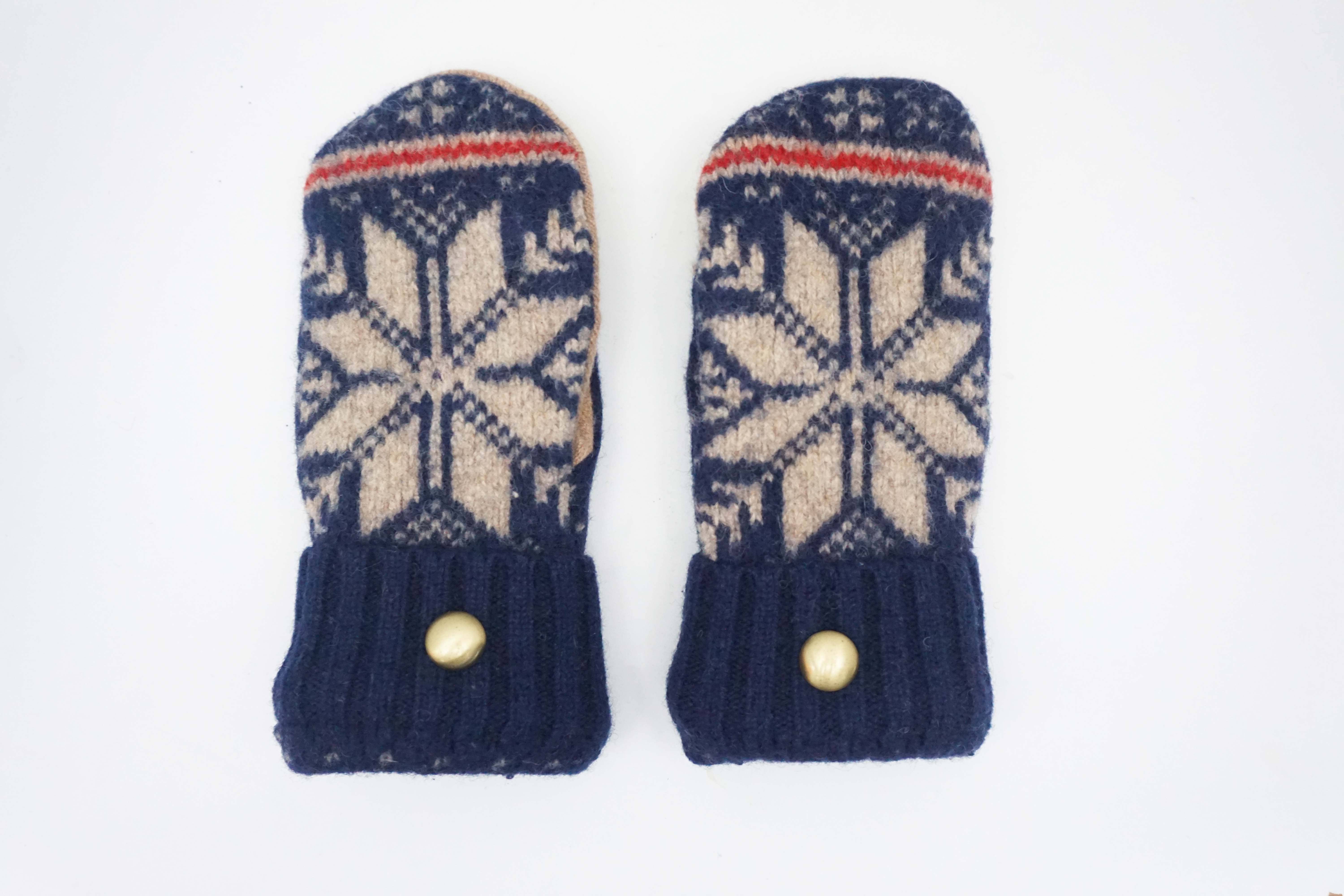 One Stitch Away - Wholesale Mittens - Women's - Felted Wool Mittens – Handmade, Upcycled & Lined for Warmth5