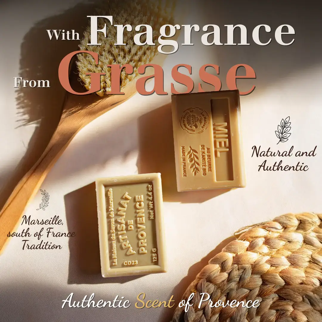 La Maison du Savon de Marseille - Wholesale Bar Soap - Shea Butter Soap- Exfoliating Rose Petals 125g/4.40 oz 2