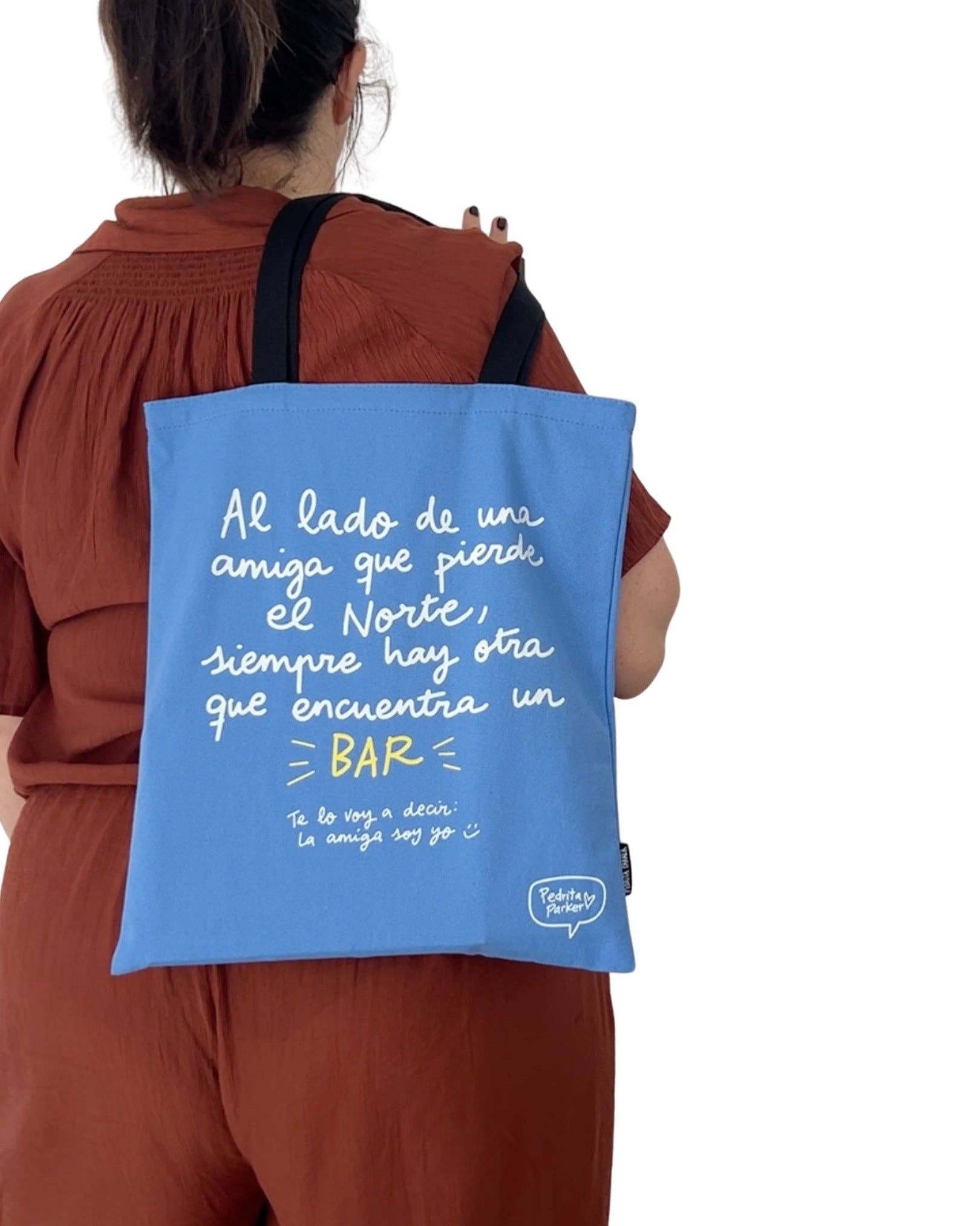 Pedrita Parker - Wholesale Tote Bag - Women's - Amigas Bar Canvas Bag4