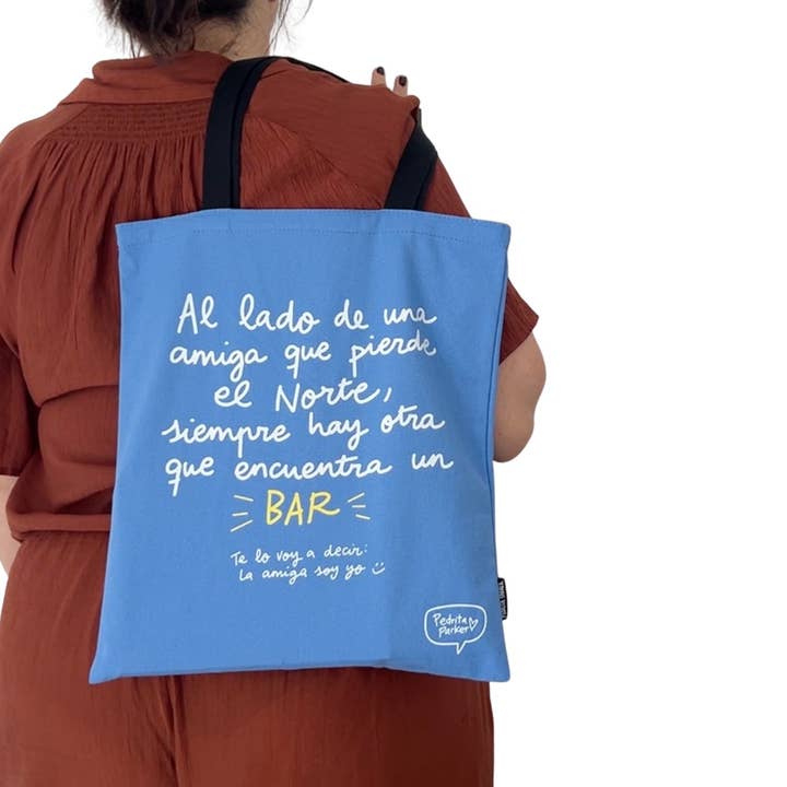 Pedrita Parker - Wholesale Tote Bag - Women's - Amigas Bar Canvas Bag4