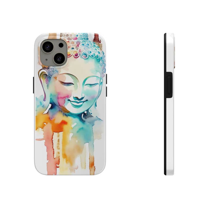 Art Essential - Wholesale Telefoonhoesje - Dames - Buddha Jay watercolor stoere telefoonhoesjes van Art Essential3