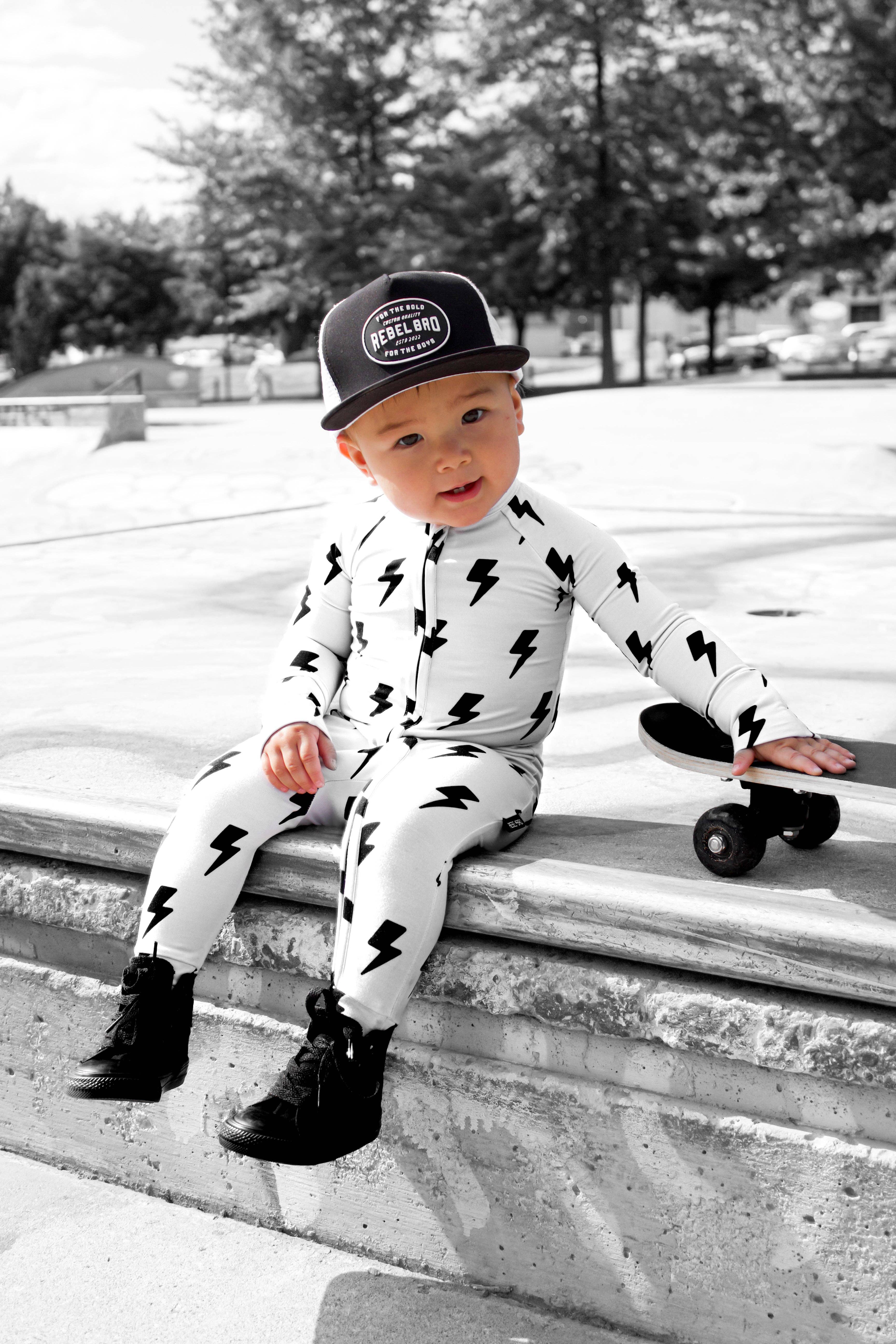 Rebel Bro - Wholesale Slaappak - Baby - Bamboe Zippy Slaapzak in Bowie5