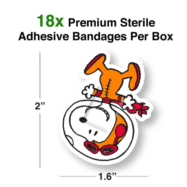 AQUARIUS, GAMAGO, ICUP, & ROCK SAWS by NMR Brands - Wholesale Bandaids/Bandages - Kids & Baby - Peanuts Snoopy in Space Adhesive Bandages