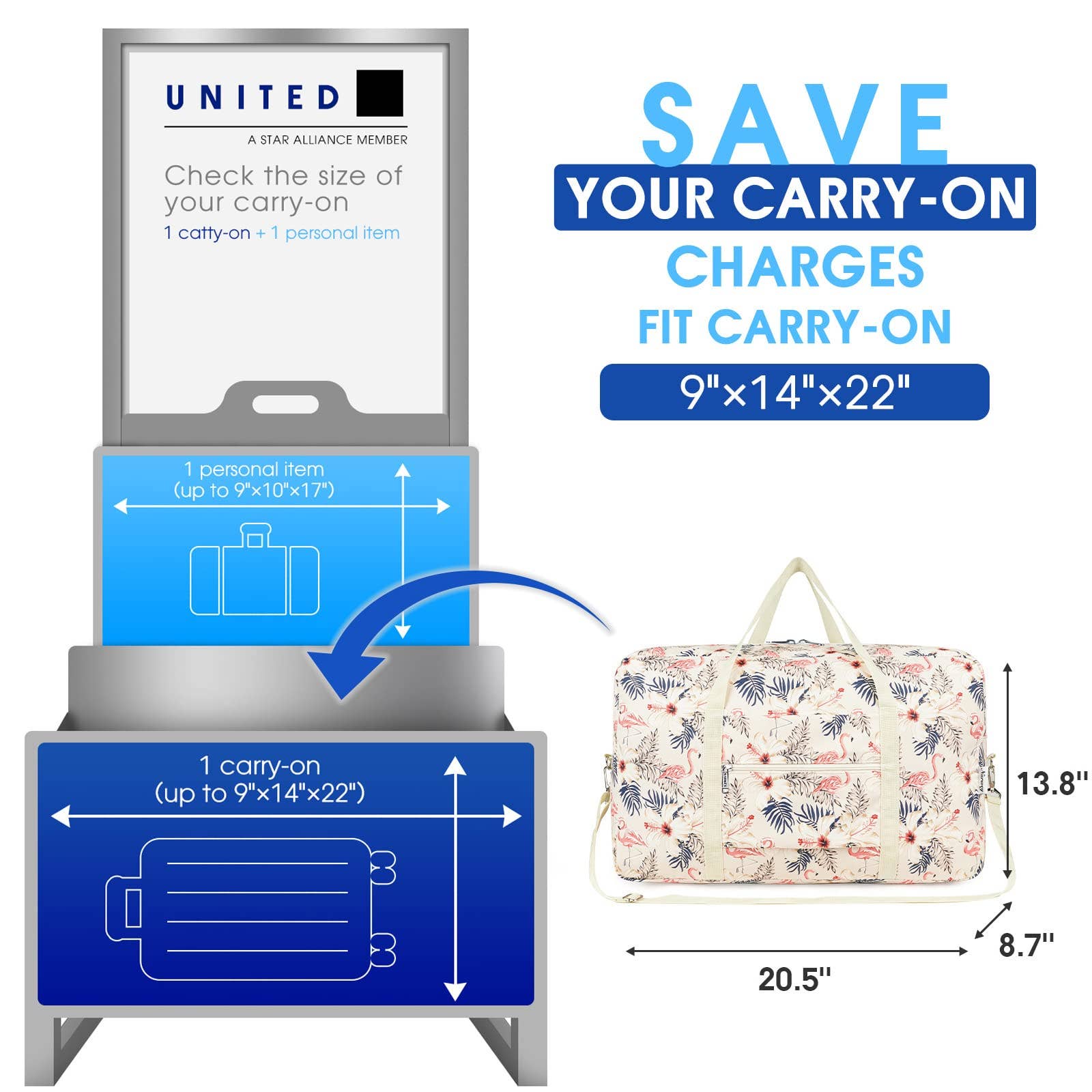 wandf - Venta al por mayor Bolsa de viaje - Unisex - Bolsa de viaje plegable NW3122 para equipaje de mano para estancia nocturna2