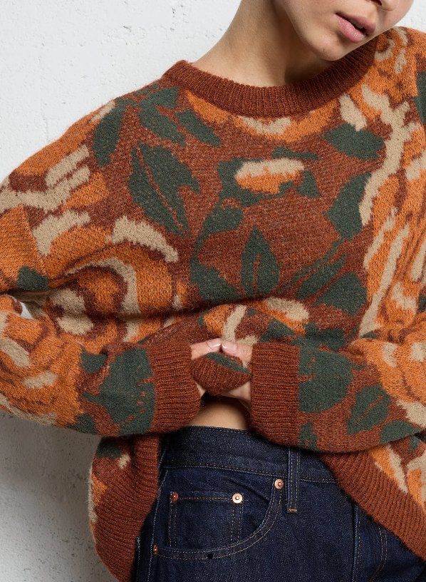 The Korner - USA - Vendita all'ingrosso Maglione tricot - Donna - T24203324 - Maglione da donna con stampa floreale6