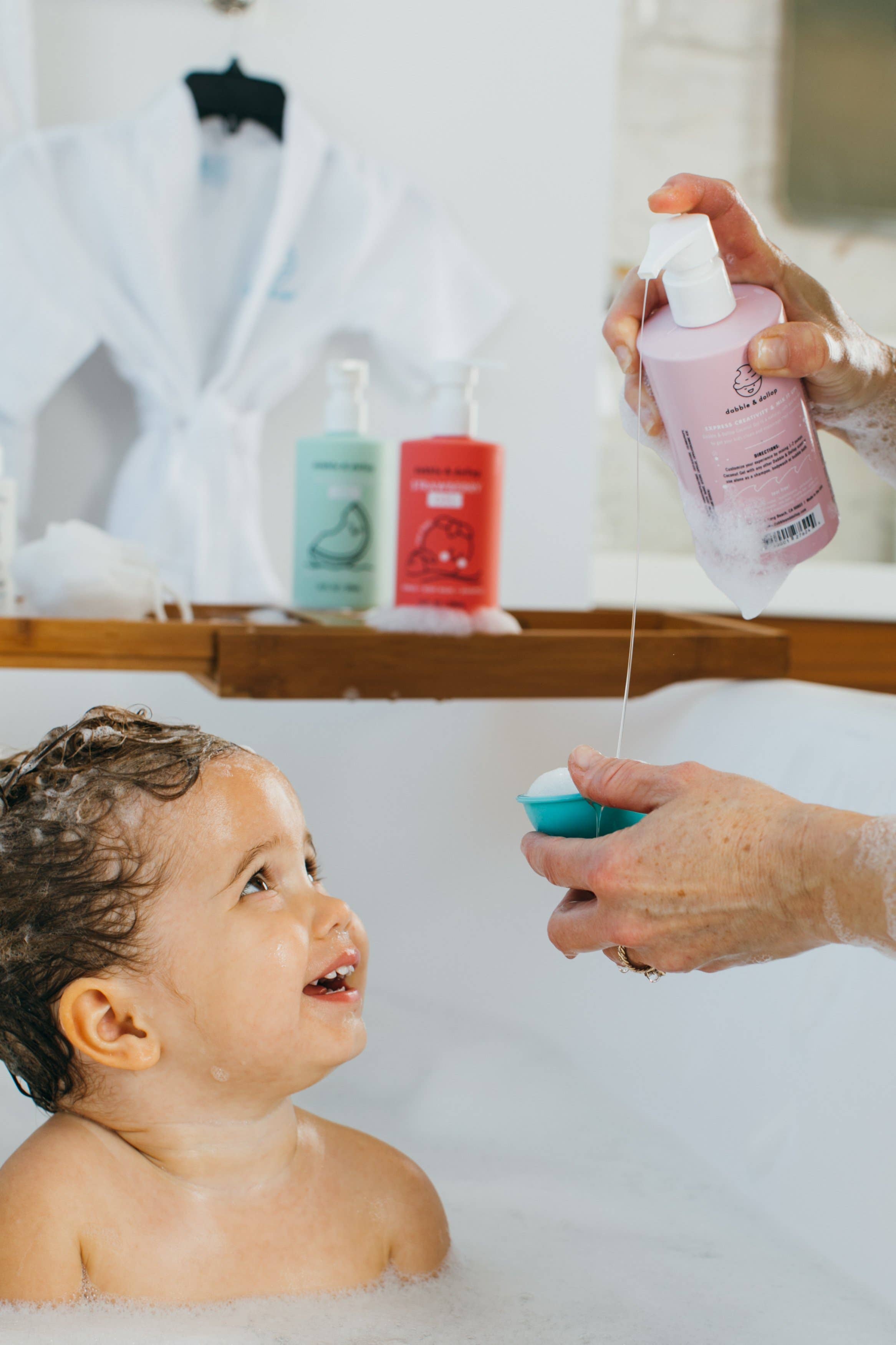 Dabble & Dollop® - Wholesale Body Wash/Shower Gel - Kids & Baby - All-Natural Coconut Shampoo, Body Wash & Bubbles5