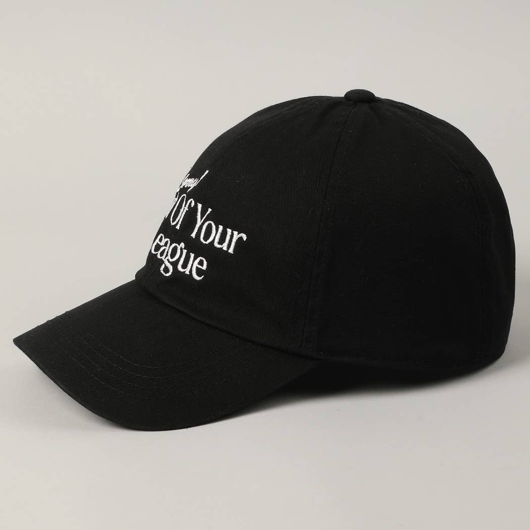 Fashion City - Vendita all'ingrosso Cappellino da baseball - Unisex - Berretto da baseball ricamato Sorry Out Of Your League3