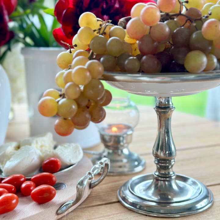 Arte Italica & Crown Linen Designs - Wholesale Cake Stand - Tuscan Pedestal Dish