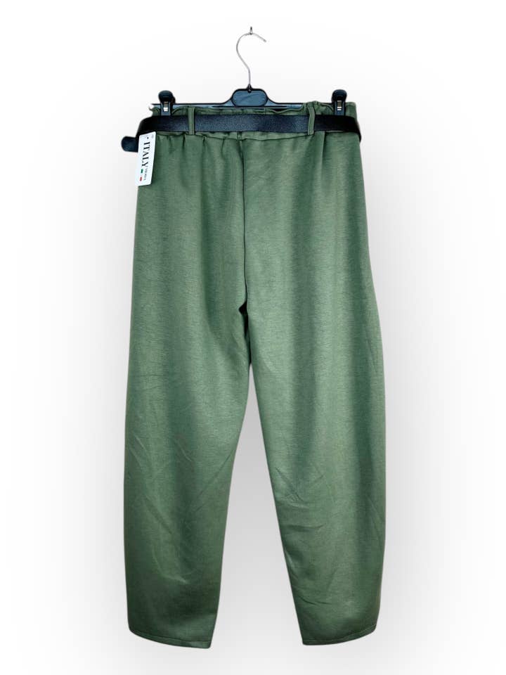 Lucky Nana - Wholesale Pants - Women's - SP 9747-01 - Pantalon uni en tissu lisse11