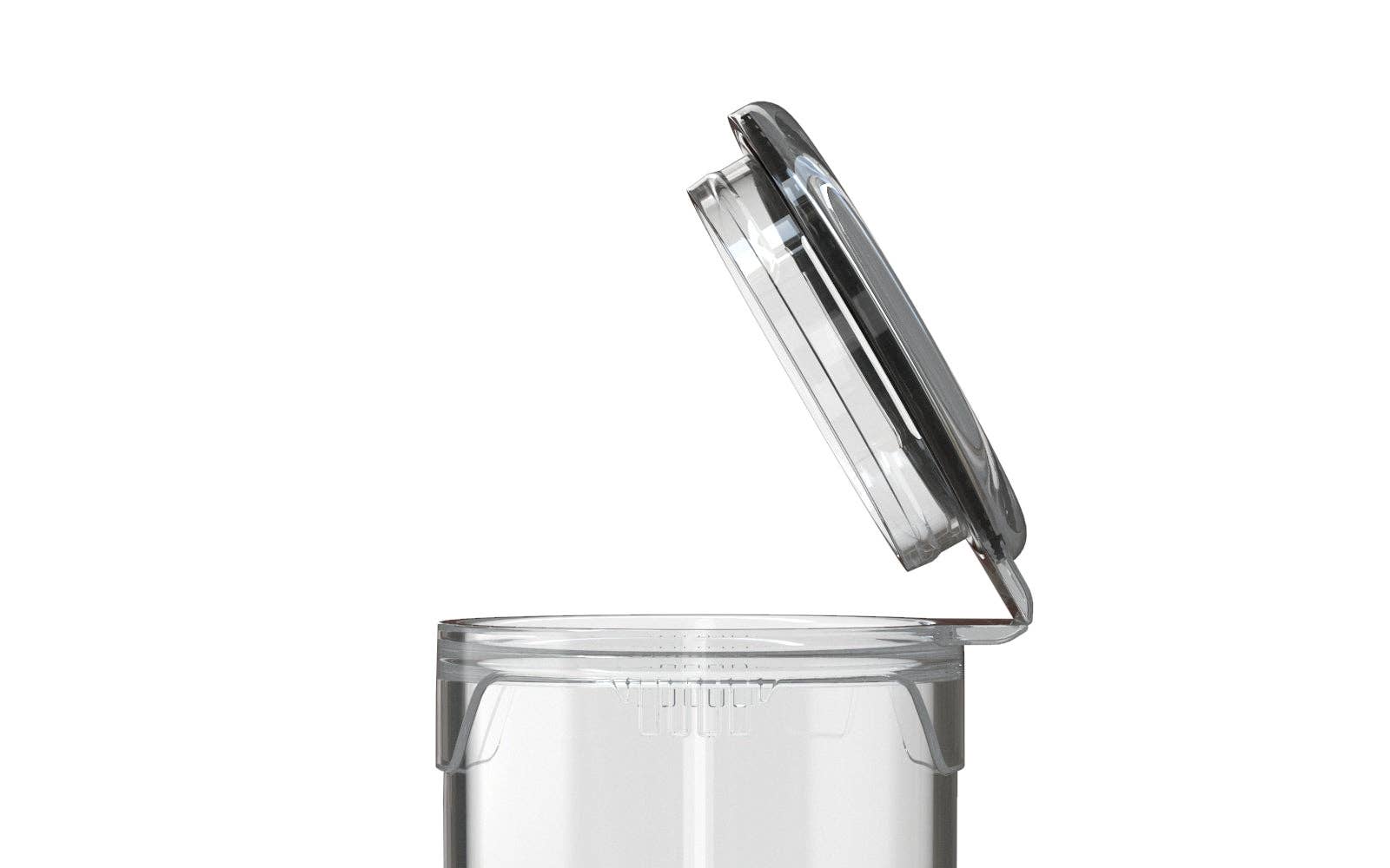 Copackr - Vente Flacon de voyage - Tube PopCap AVIATOR CR 98 mm translucide avec couvercle transparent3