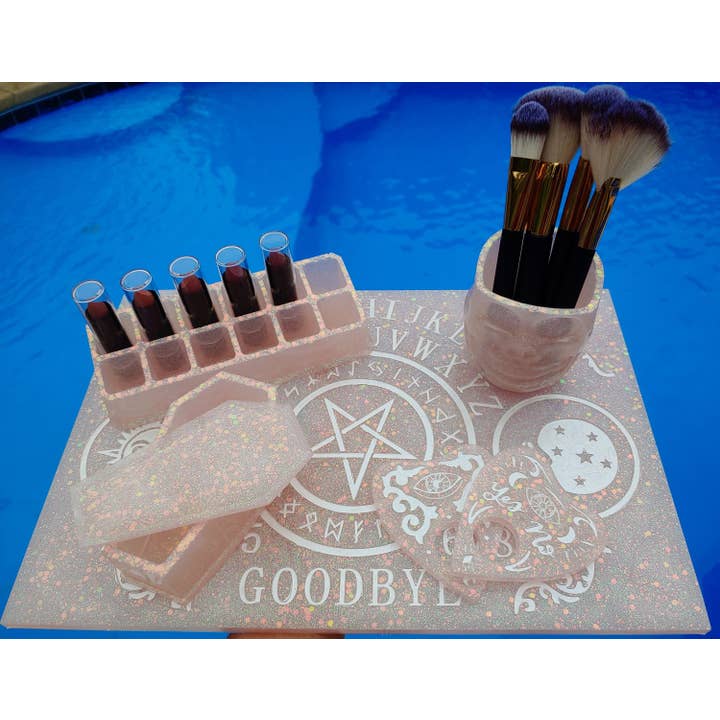 The Babe Cave Co - Wholesale Makeup Storage Box - Ouija Board Make Up Organizer | Jewelry Tray | Perfume Tray