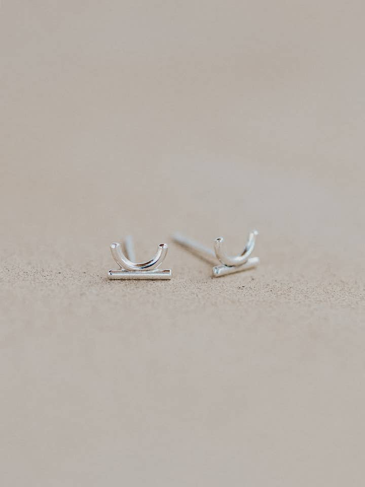 Aleph Earring Studs for wholesale by Of Nomad