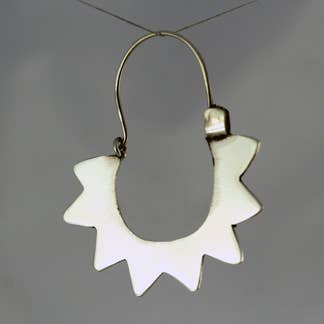 Sterling Silver Spiky Arracadas for wholesale by Moosepablos, Inc.