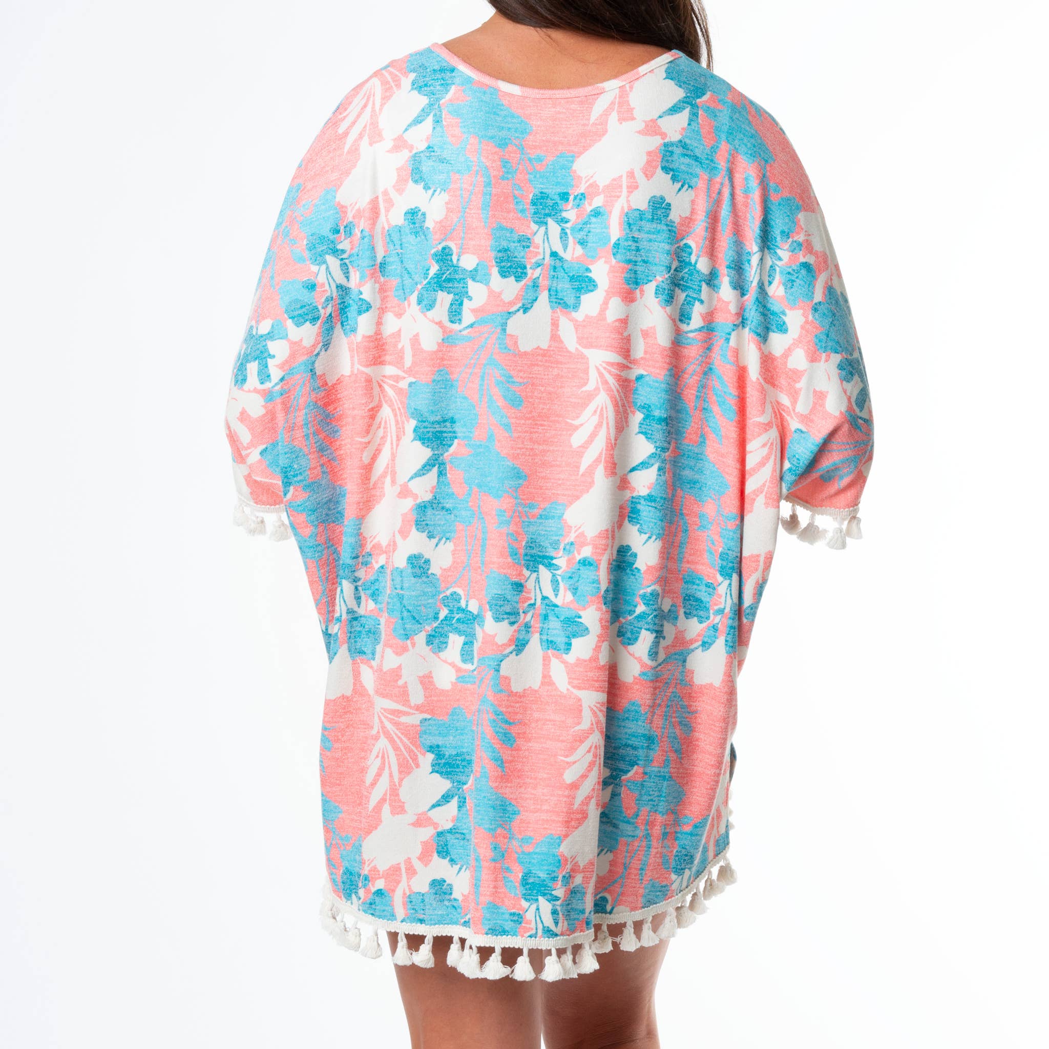 Elsie & Zoey - Venta al por mayor Camisola de baño - Mujer - Salida de Baño Elsie Talla Única con Flecos Playa8