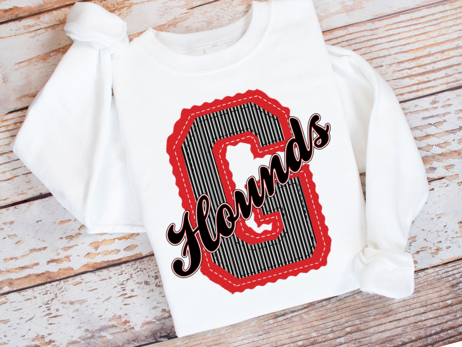 4Twenty4 Printed Apparel - Wholesale Sweatshirt - Women's - Prepster Varsity Mascot Tee or Sweatshirt2