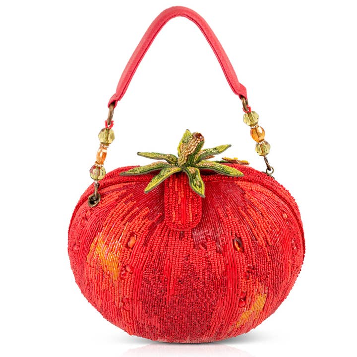 Mary Frances Accessories - Vendita all'ingrosso Tracolla - Donna - Borsa a mano con perline Pomodoro Rosso Pomodoro1