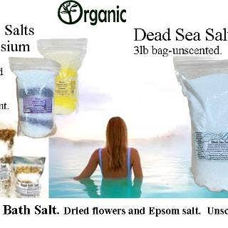 Sel de bain Epsom pour la vente par Organic Body Shop
