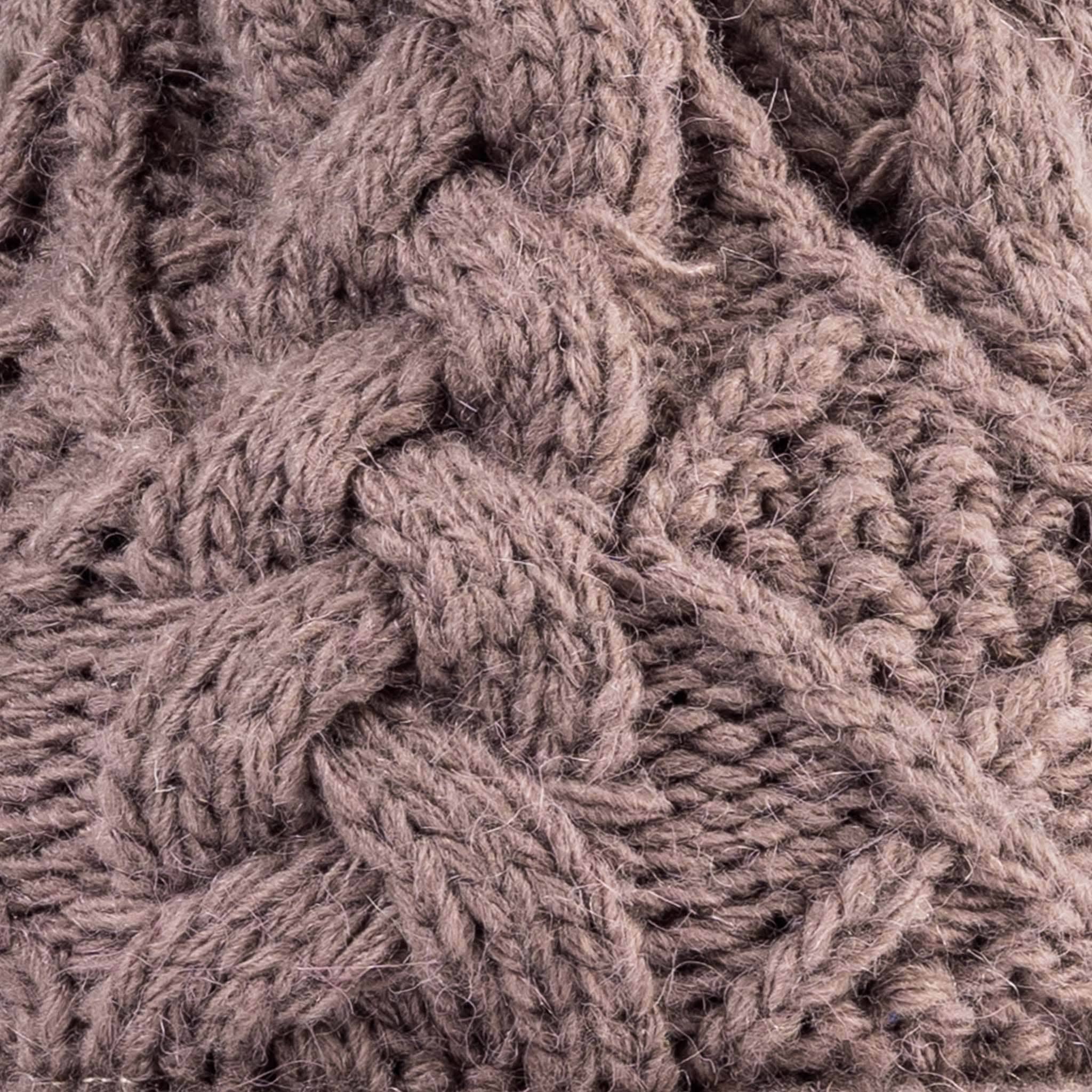 Aran Traditions - Wholesale Beanie - Women's - Aran Diamond Cable Button Hat16