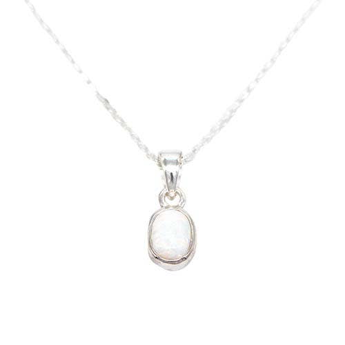 St Oval Resin Opal NL Hvid for engroshandel hos Fabienne