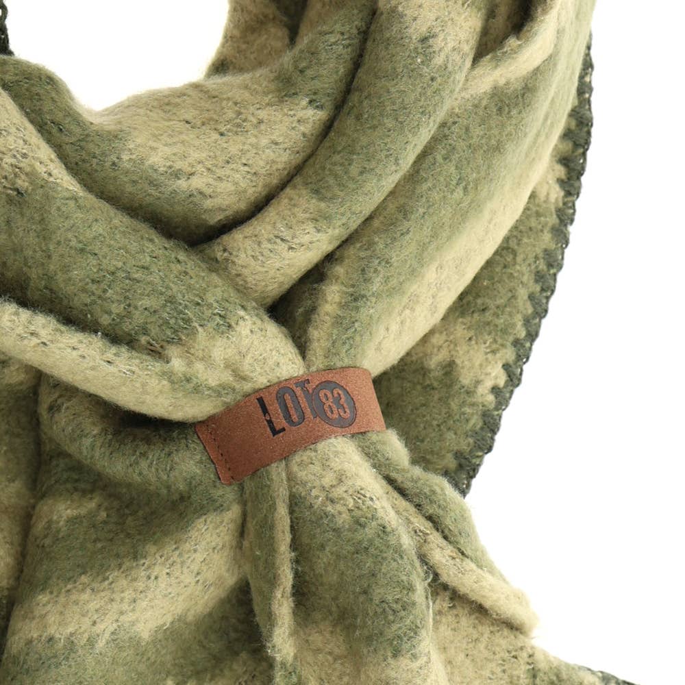 LOT83 – Engroshandel Tørklæde - Dame – Tørklæde Nina Zebra Khaki1