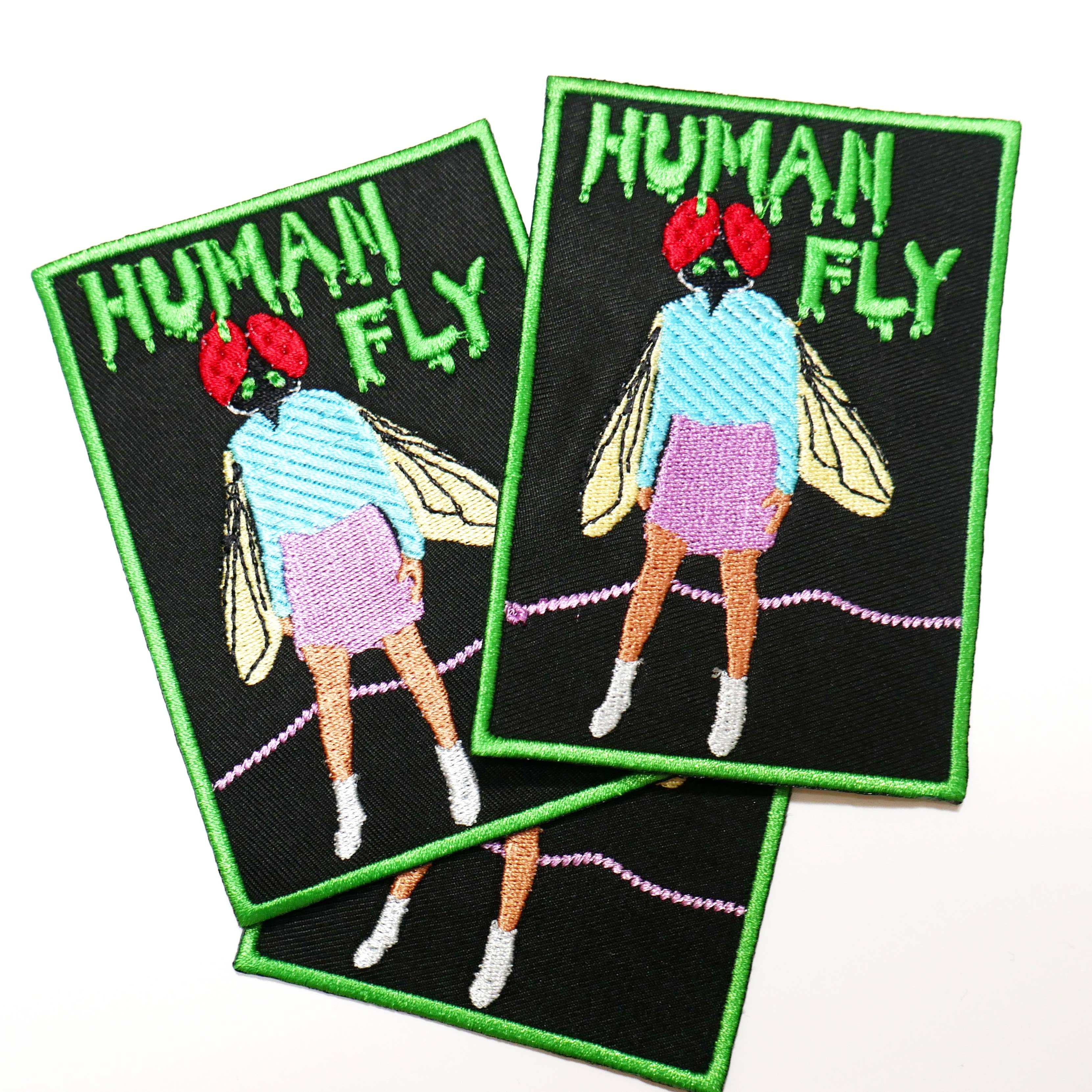 Junkyard Witch - Wholesale Patch - Human Fly Iron On Patch2