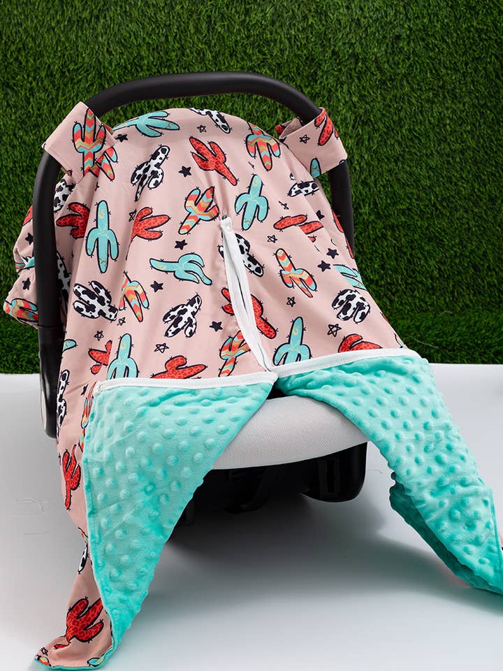 MULTI-COLOR CACTUS PRINTED CAR SEAT COVER. ZYTB25154002 M for wholesale by Kids Charm Online