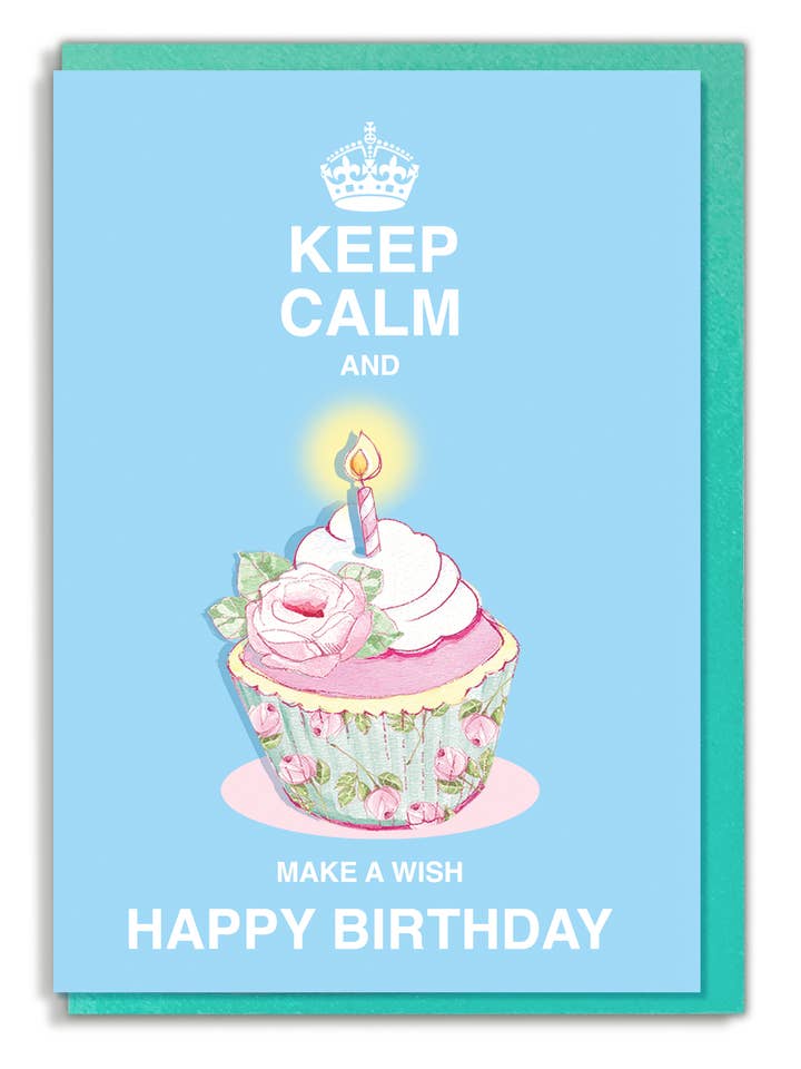 Håll lugnet och gör en önskan gratulationskort för wholesale av HOOLI MOOLI