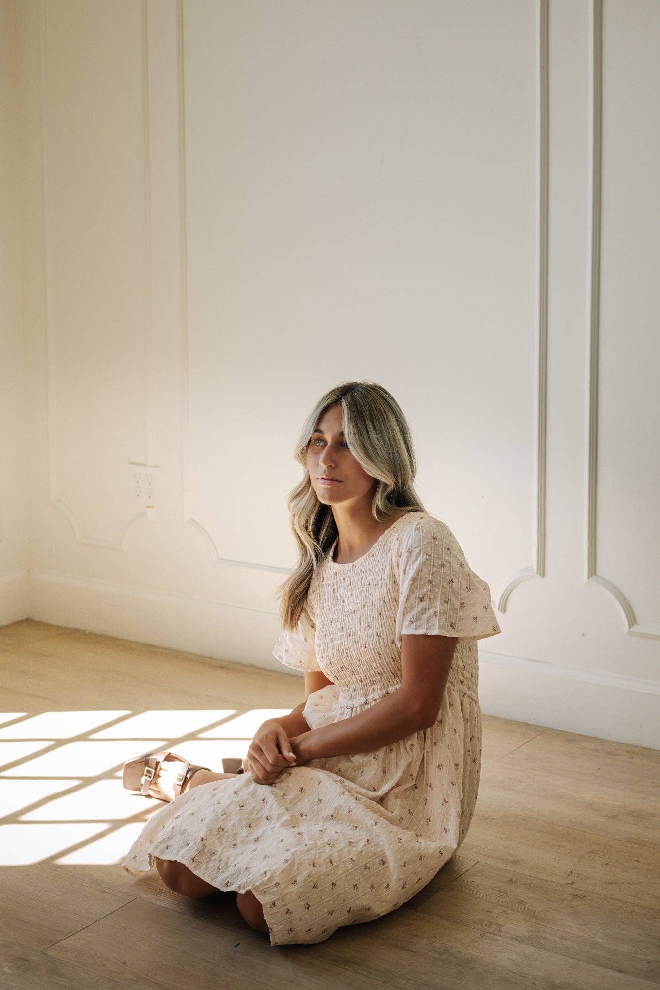 Fehrnvi Apparel - Wholesale Dress - Women's - Maylee Dress in Peach3