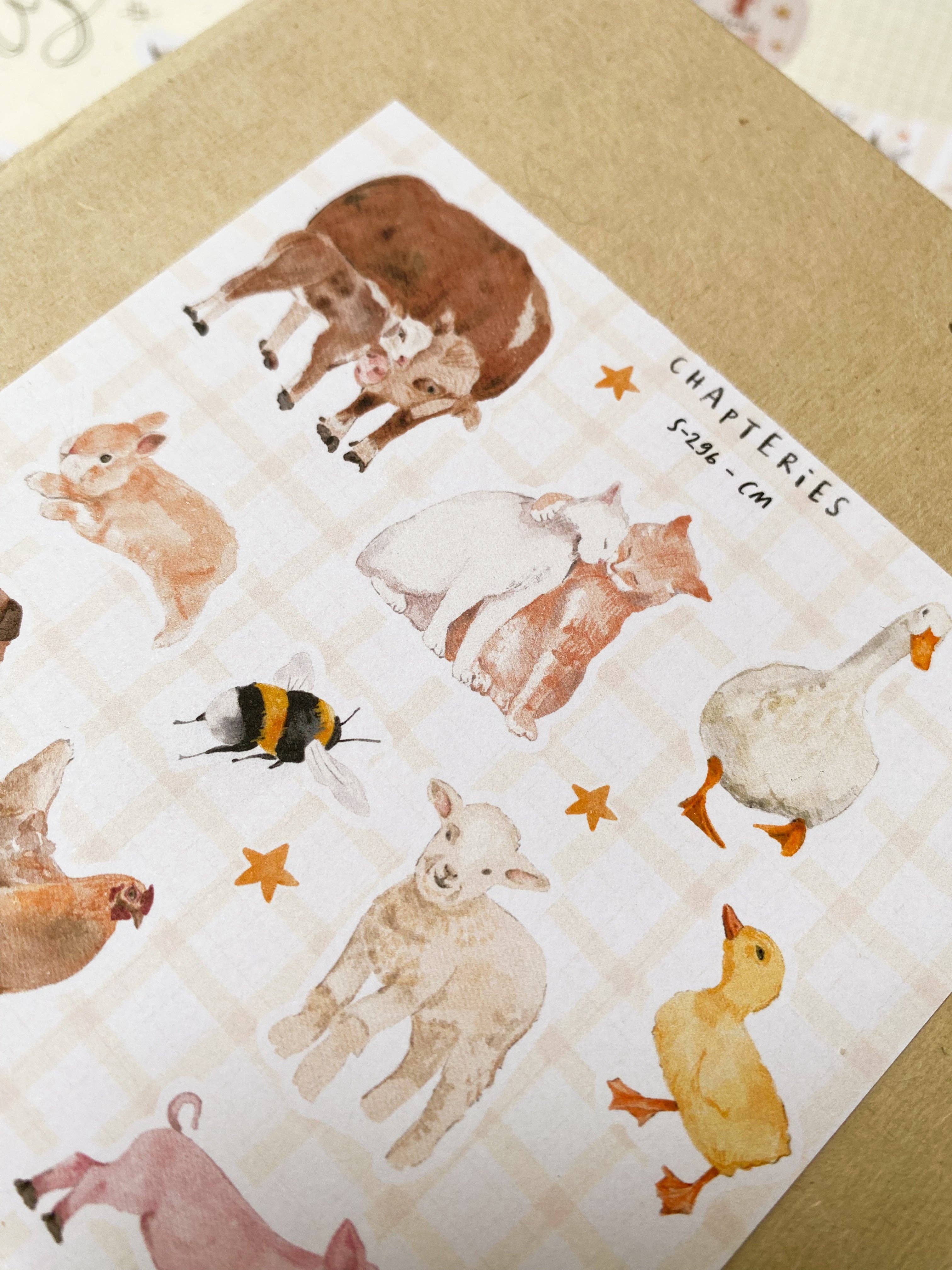Chapteries - Wholesale Sticker - Stickers sheet - Animals3
