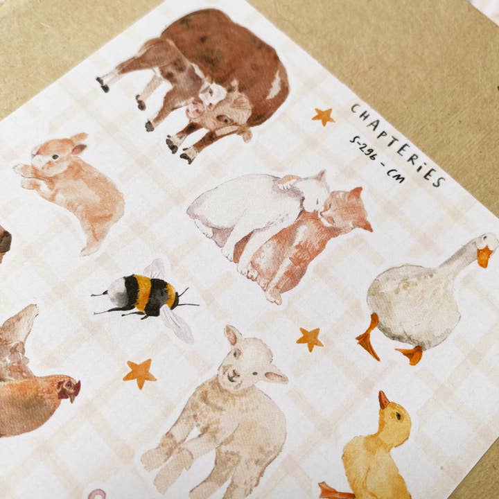 Chapteries - Wholesale Sticker - Stickers sheet - Animals3