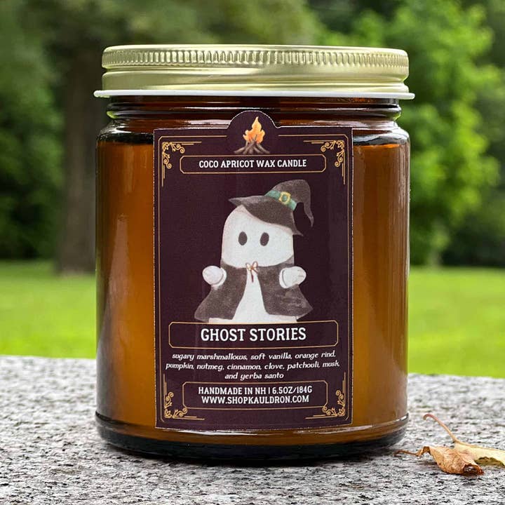 Ghost Stories Wood Wick Candle for wholesale by Shop Kauldron