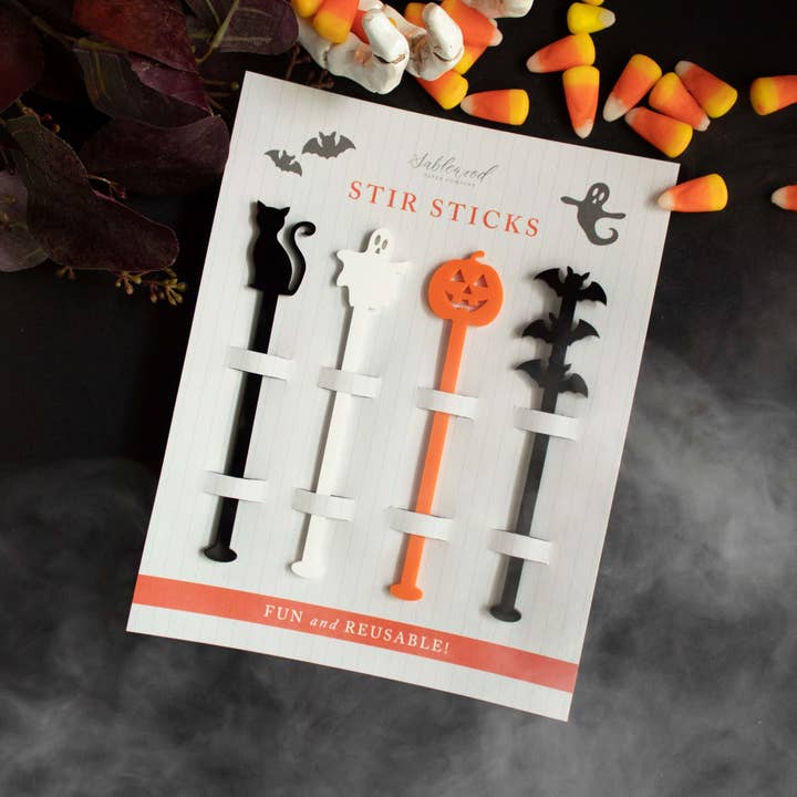Halloween Stir Sticks for wholesale by Sablewood Paper Company