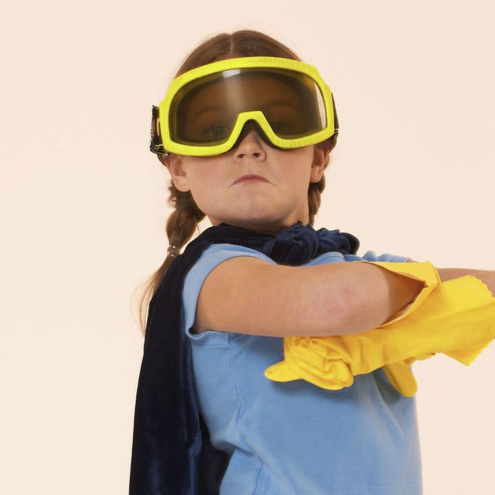 Mädchen Superhelden-Kostüm für den Großhandel von Retrospect Greeting Cards