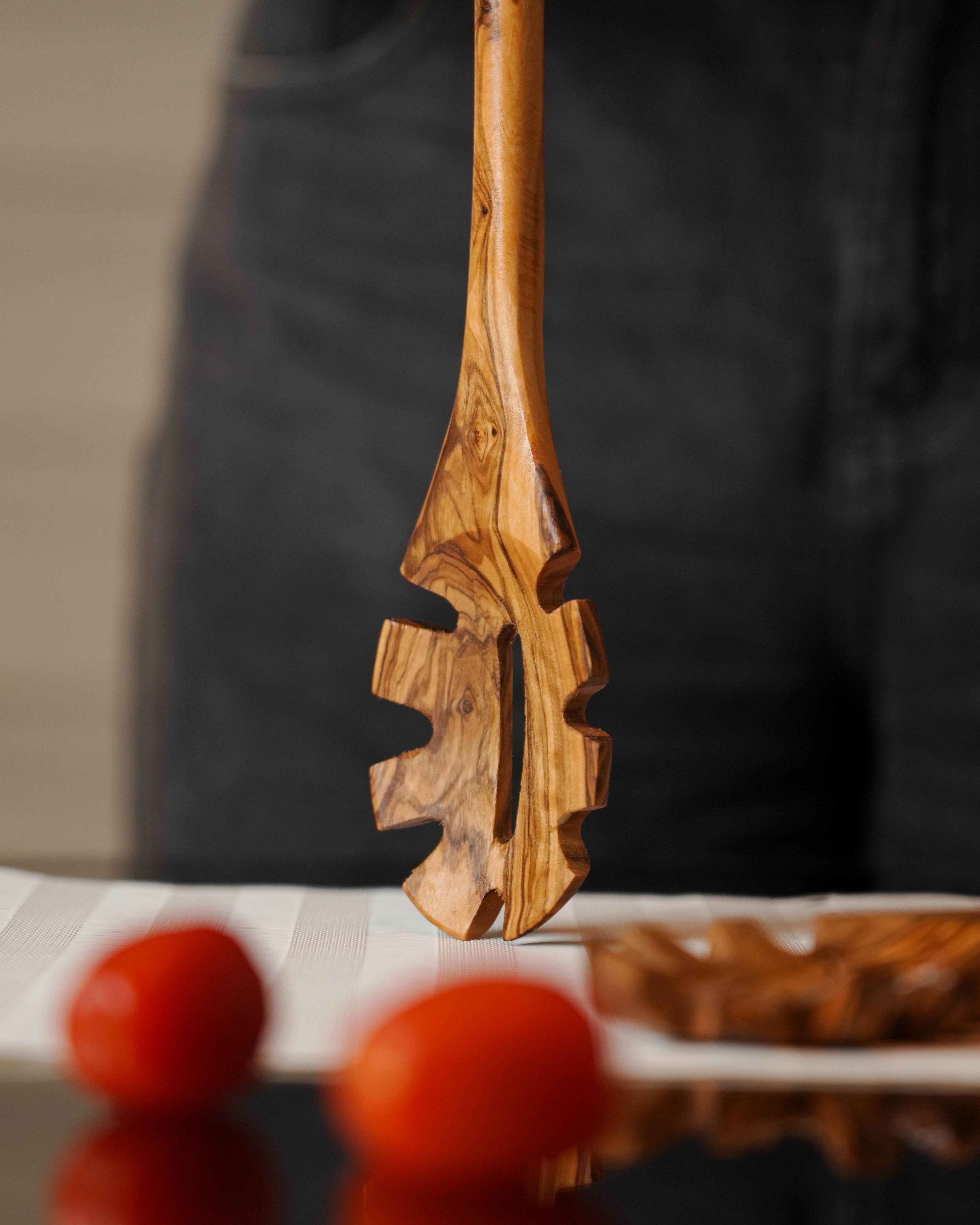 Handcrafted Olivewood – Großhandel Kochlöffel – Spaghettilöffel aus Olivenholz, handgemacht1